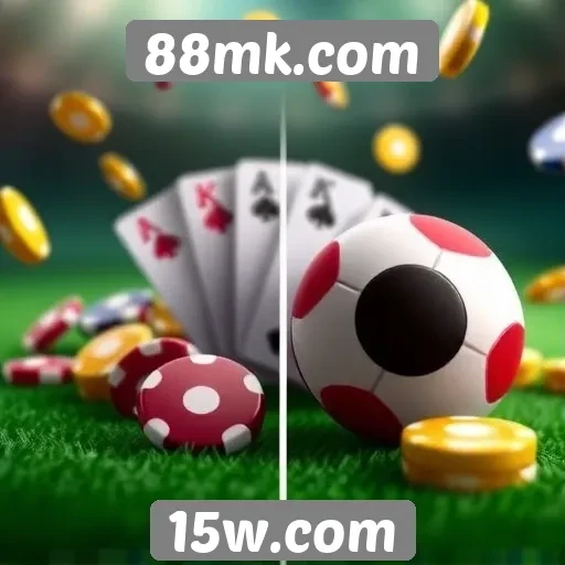 Comparação entre jogos de cassino e apostas esportivas no 88mk